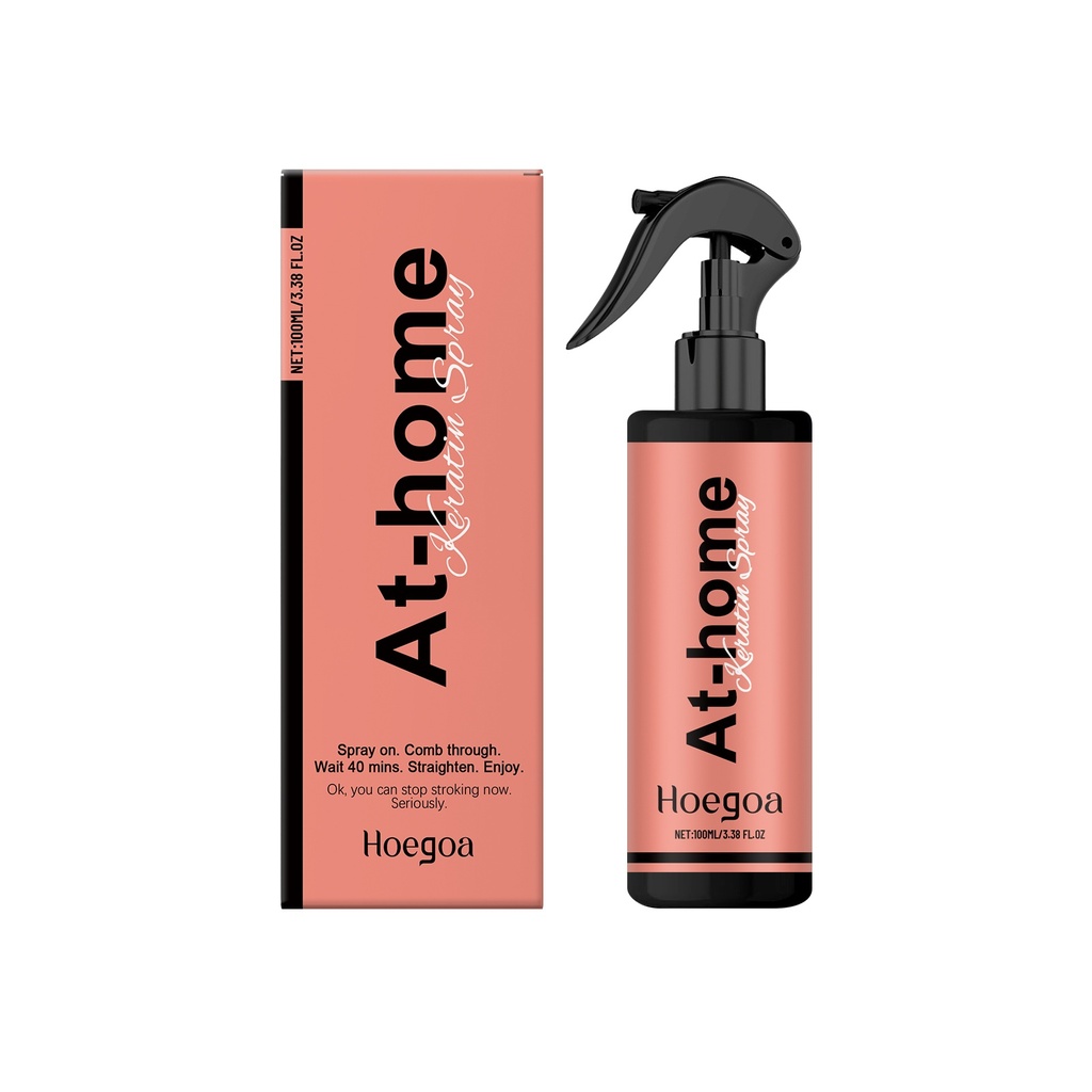 Xịt Dưỡng Tóc Keratin Hoegoa Cung Cấp Độ Ẩm, Dinh Dưỡng, Tăng Độ Dày Và Làm Mềm Rau Vỏ Tóc