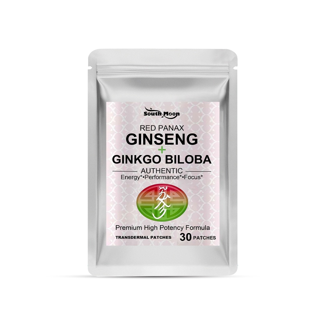 Miếng Dán Cơ Thể Di Động Ginseng Đỏ và Bạch Quả Nam Trời Trăng Dành cho Chăm Sóc Nhẹ Nhàng Hàng Ngày