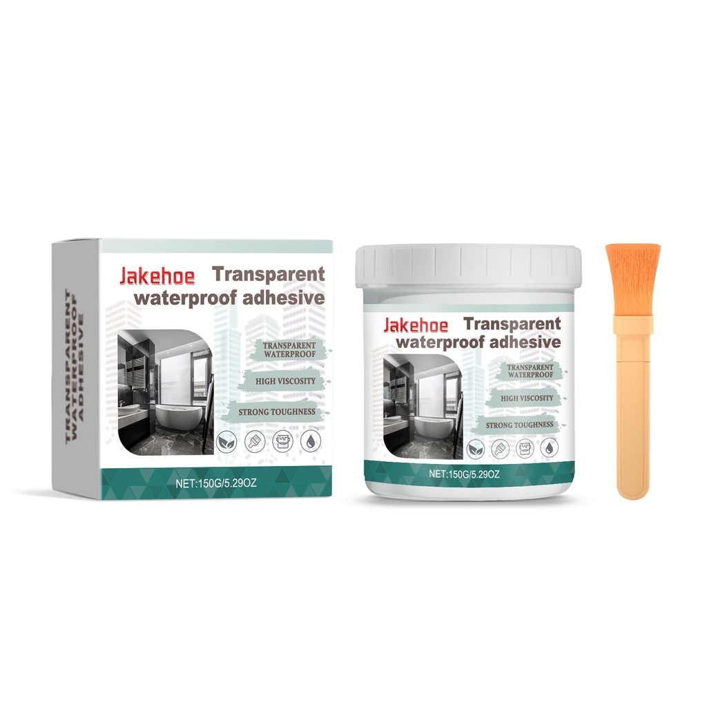 Keo dán trong suốt đa chức năng Jakehoe, trang trí gia đình, bít kín gạch chịu nước, chống mài mòn, keo dán vô hình.