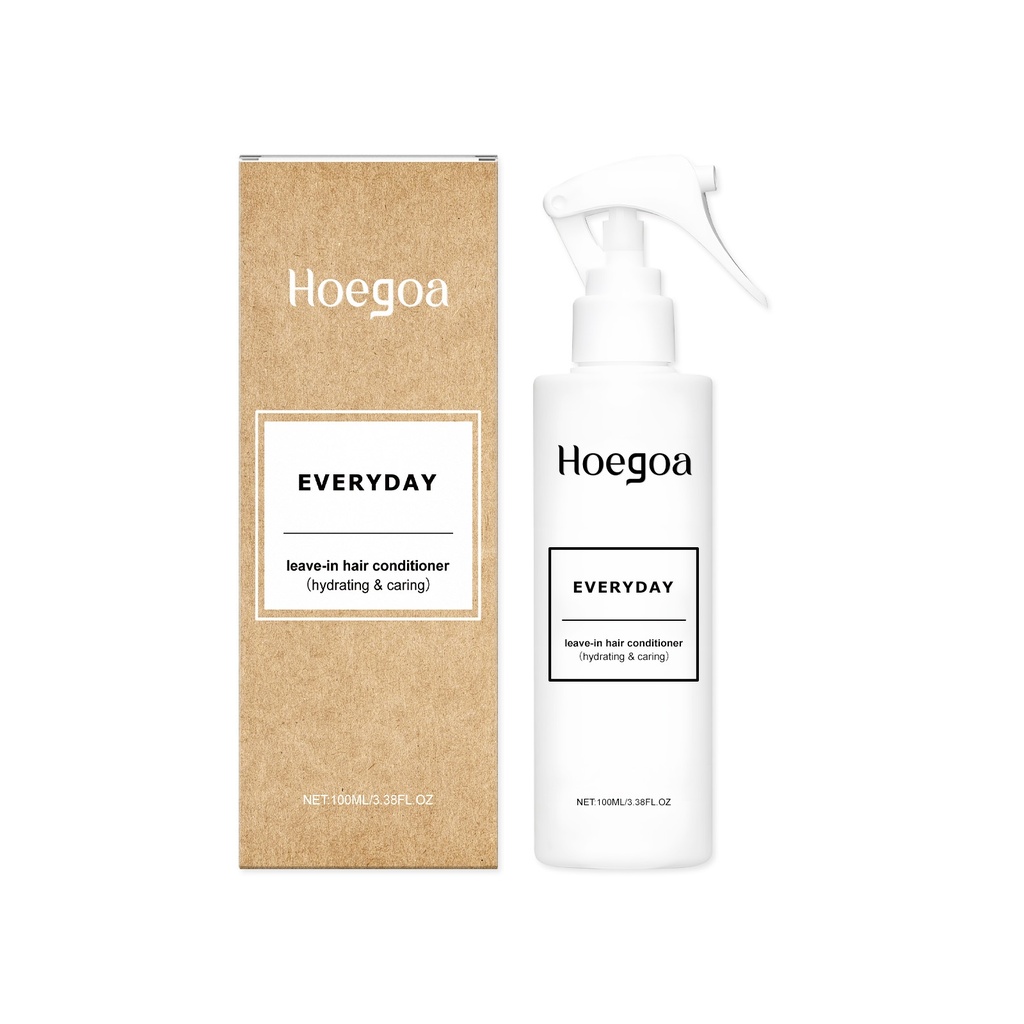 Xịt Dưỡng Tóc Hoegoa Dịu Nhẹ Và Bông, Xịt Dưỡng Tóc Cung Cấp Và Làm Tươi Mát Tóc