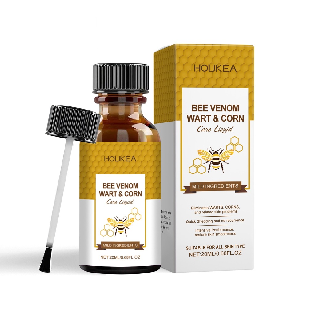 Sérum da Houkea Bee Venom nhẹ nhàng làm sạch cơ thể và làm mịn da, serum chăm sóc da tại chỗ hàng ngày