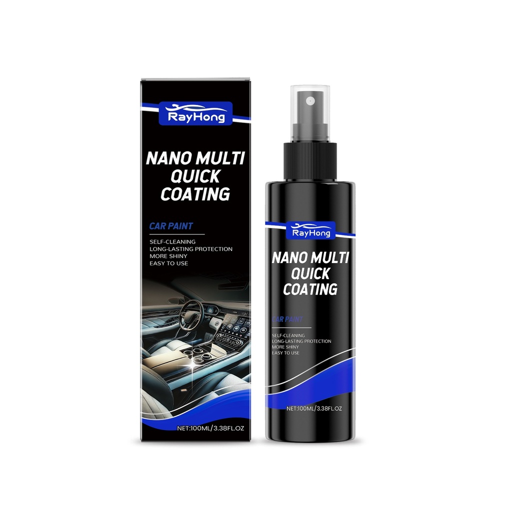 Rayhong Dung dịch vệ sinh nội thất ô tô, làm sạch và đánh bóng bọc ghế và bảng điều khiển