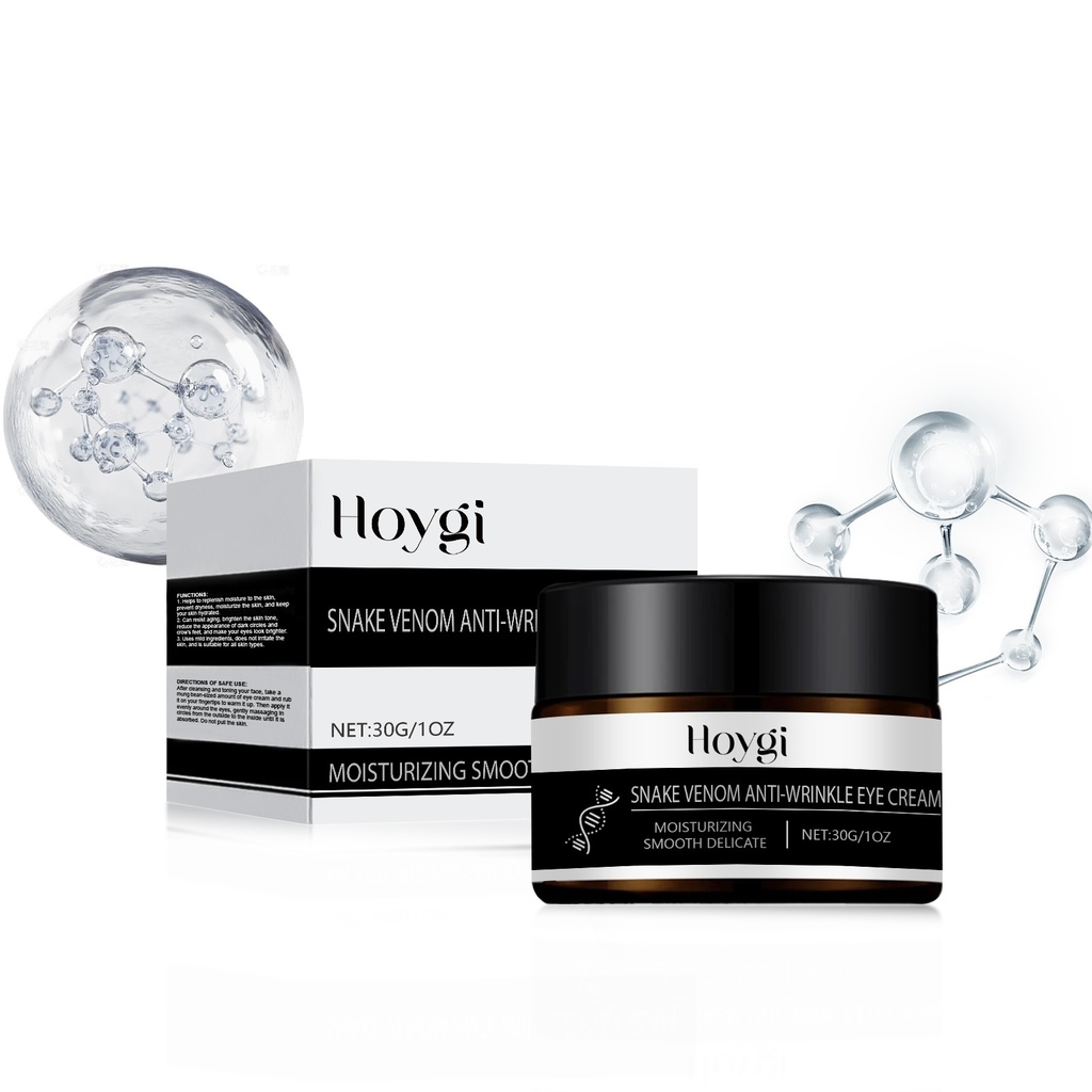 Kem mắt độc rắn Hoygi cấp ẩm, cấp ẩm, làm sáng, nuôi dưỡng, nâng cơ và massage cho da quanh mắt để cải thiện sự xỉn màu và dễ hấp thụ