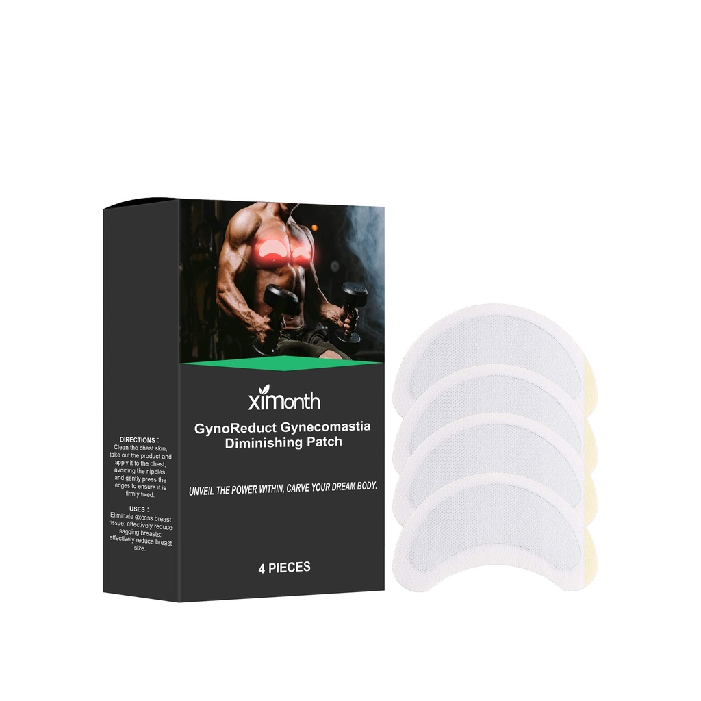 Miếng dán chăm sóc ngực nam Ximonth Dưỡng ẩm nhẹ nhàng Nâng đỡ Massage ngực nam Tăng cường độ đàn hồi