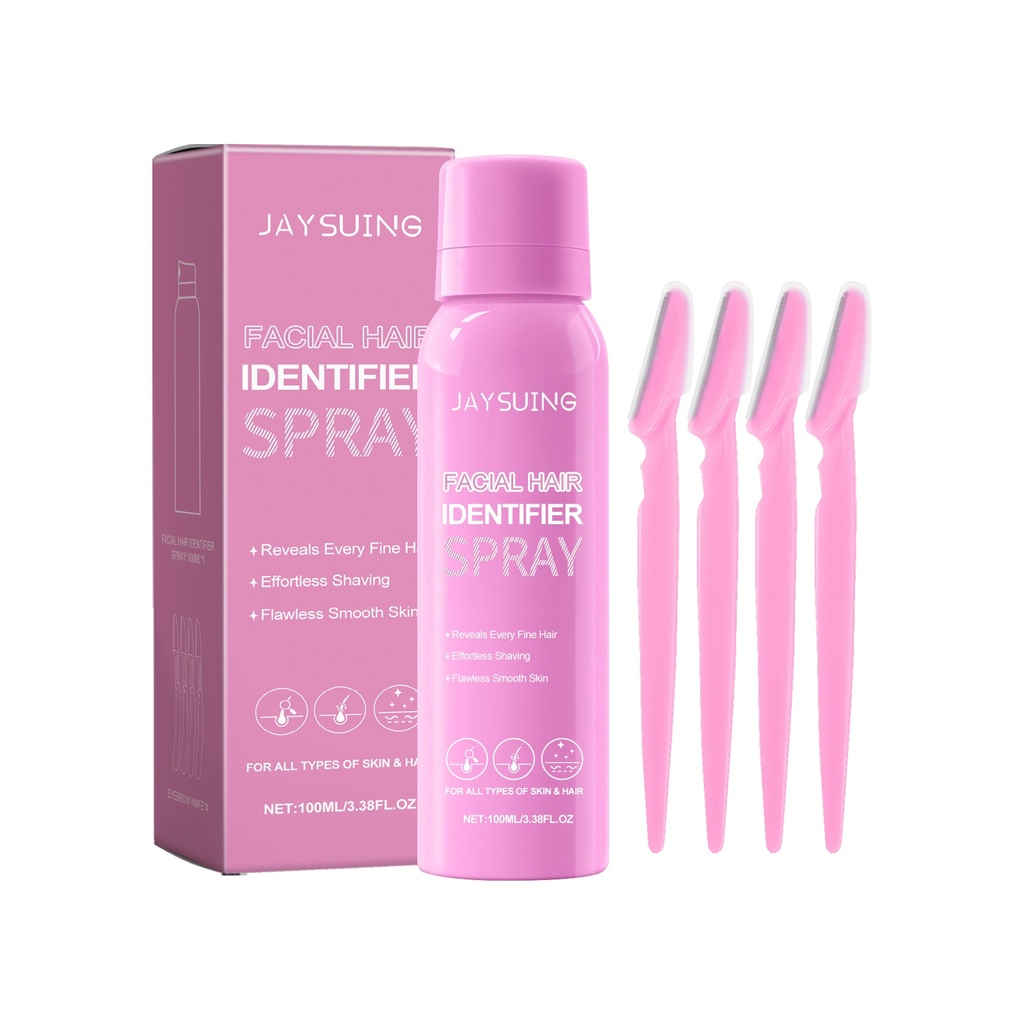 Jaysuing Xịt Nhận Diện Tóc Mặt, Sữa Rửa Mặt Dịu Nhẹ, Làm Mềm Tóc, Xịt Tẩy Tóc Hàng Ngày Dịu Nhẹ