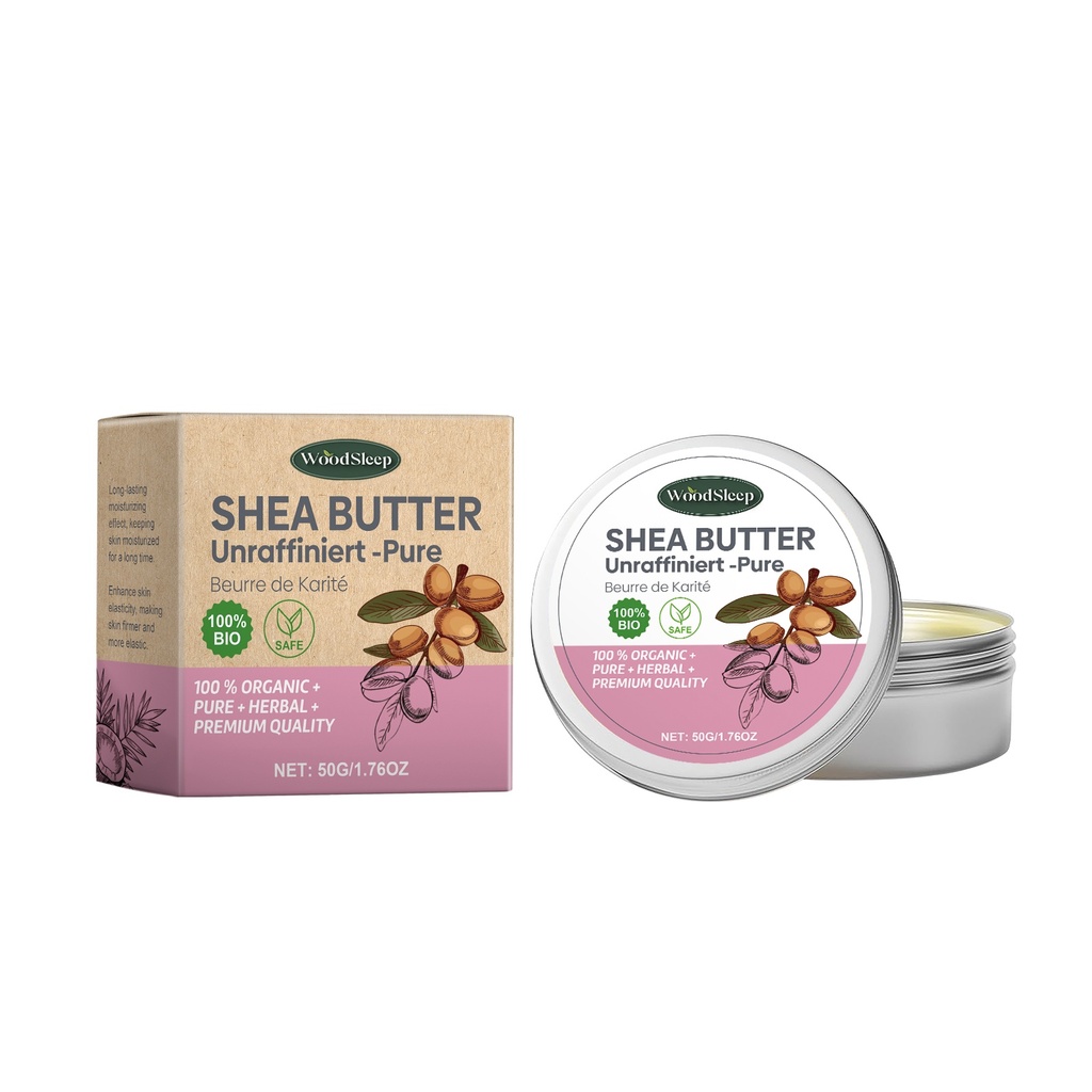 Kem Dưỡng Da WoodSleep Shea Butter Giúp Dưỡng Ẩm Da Khô, Làm Sáng và Dinh Dưỡng Độ Đàn Hồi của Da