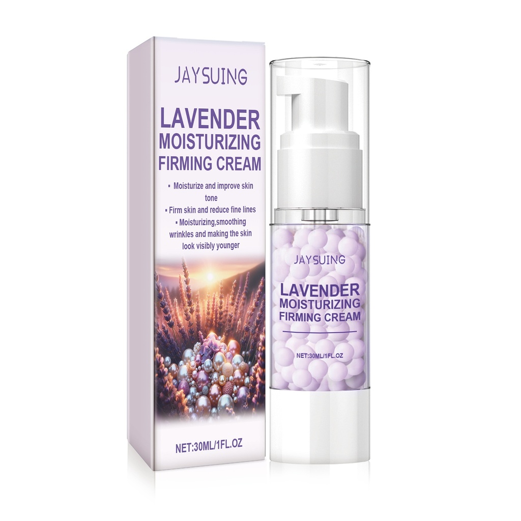Kem dưỡng ẩm và làm săn chắc da lavender Jaysuing, kem dưỡng ẩm phục hồi da cho nếp nhăn và đường nhăn
