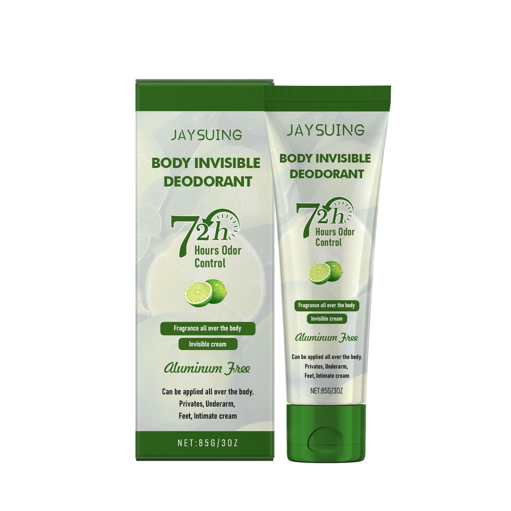 Kem chăm sóc cơ thể Jaysuing Hương cam xanh tươi mát Khử mùi Nách khô Dưỡng ẩm Hương liệu Kem di động