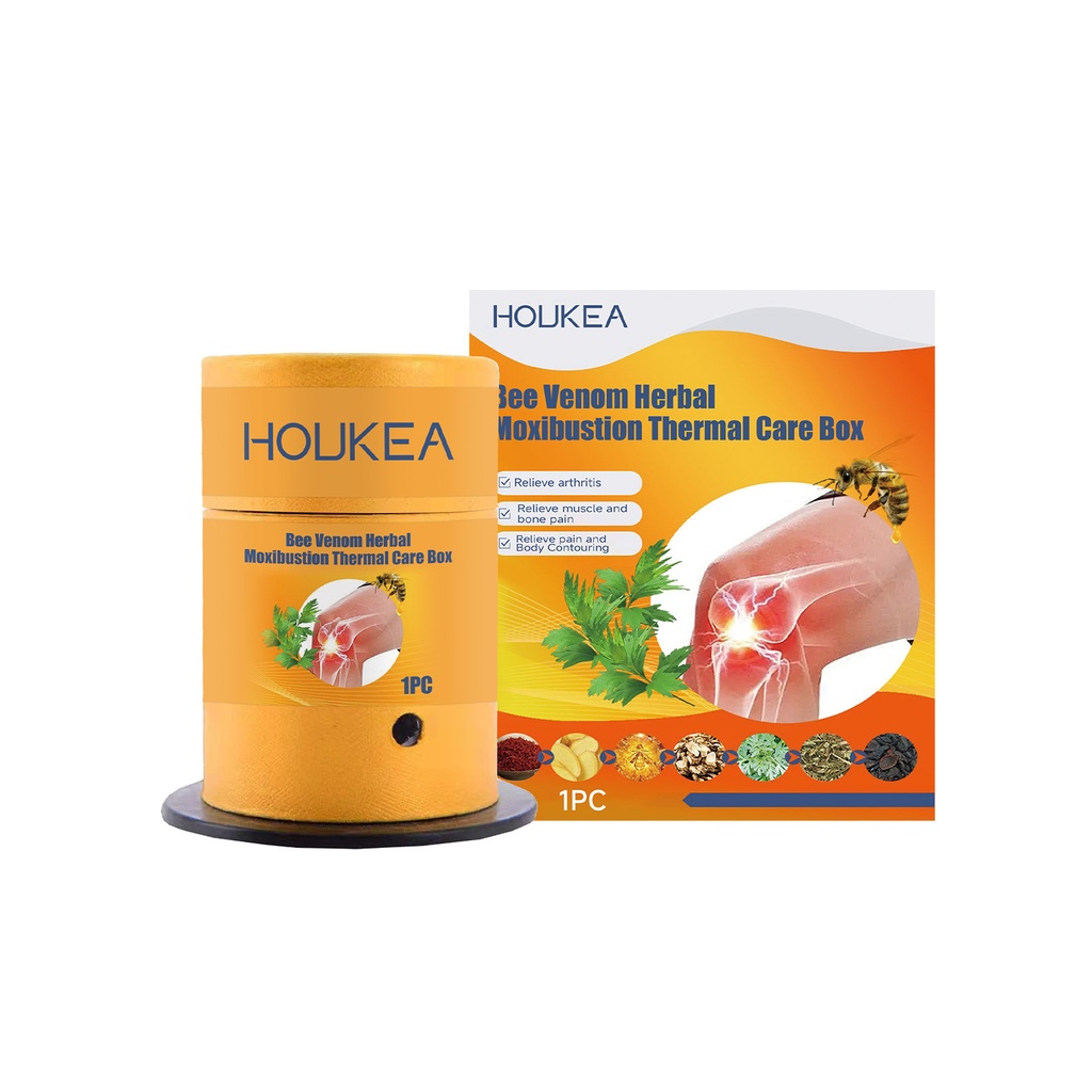 Hộp chăm sóc cơ thể Houkea, chiết xuất thực vật nhẹ nhàng cho việc chăm sóc hàng ngày tại nhà, bao gồm cổ tay, khuỷu tay và đầu gối