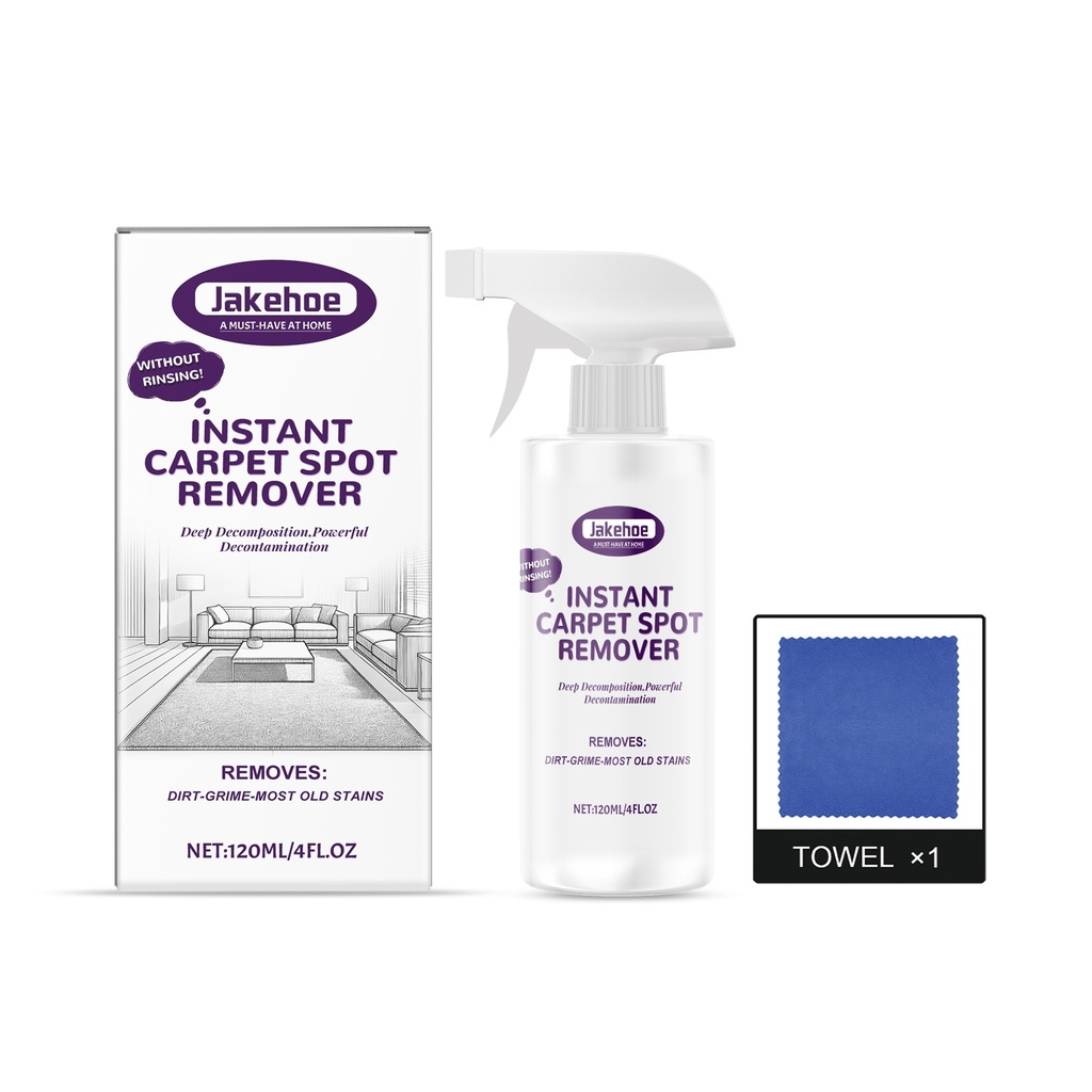Jakehoe Chất Tẩy Rửa Thảm Làm Sạch Thảm Chất Tẩy Rửa Thảm Sợi Với Vết Bẩn Dầu Và Bẩn Sản Phẩm Dọn Dẹp Hàng Ngày