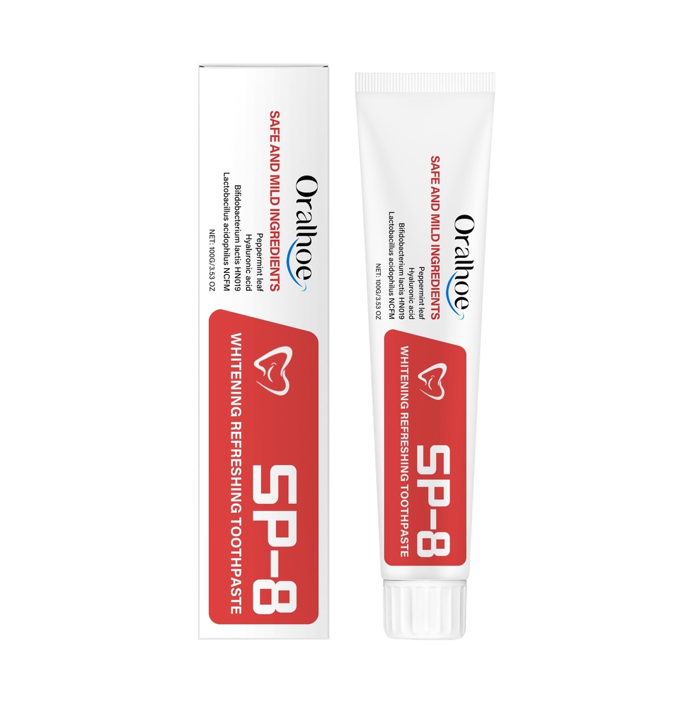 Kem đánh răng Oralhoe Fresh Breath làm sạch các vết bẩn và giảm khó chịu trong quá trình chăm sóc hàng ngày