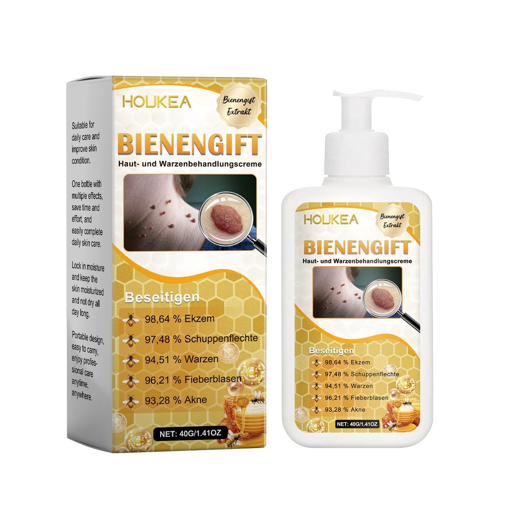 Kem Kew Venom của Houkea, làm sạch nhẹ nhàng khuôn mặt, cơ thể, nuôi dưỡng, làm mềm và làm mới làn da