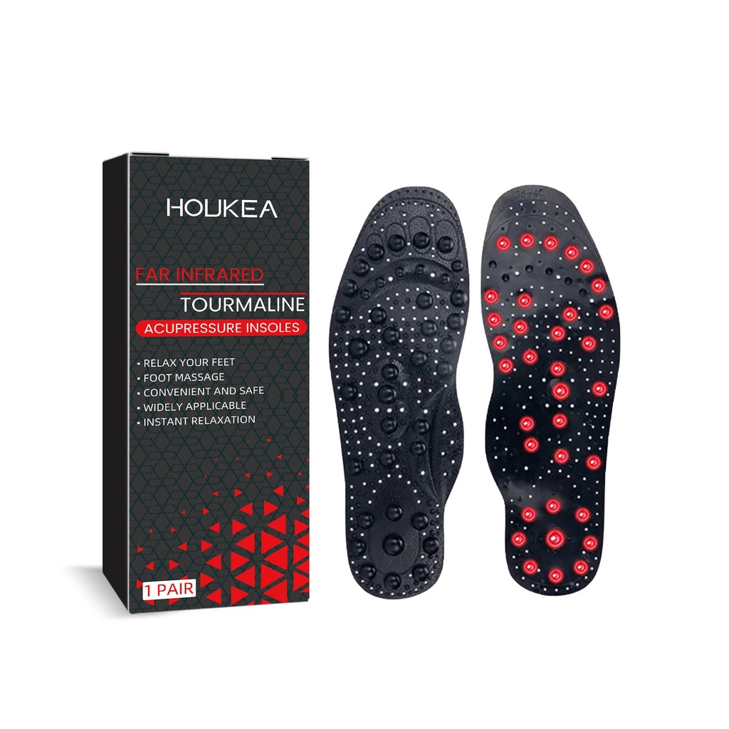 Insoles massage tourmaline far infrared