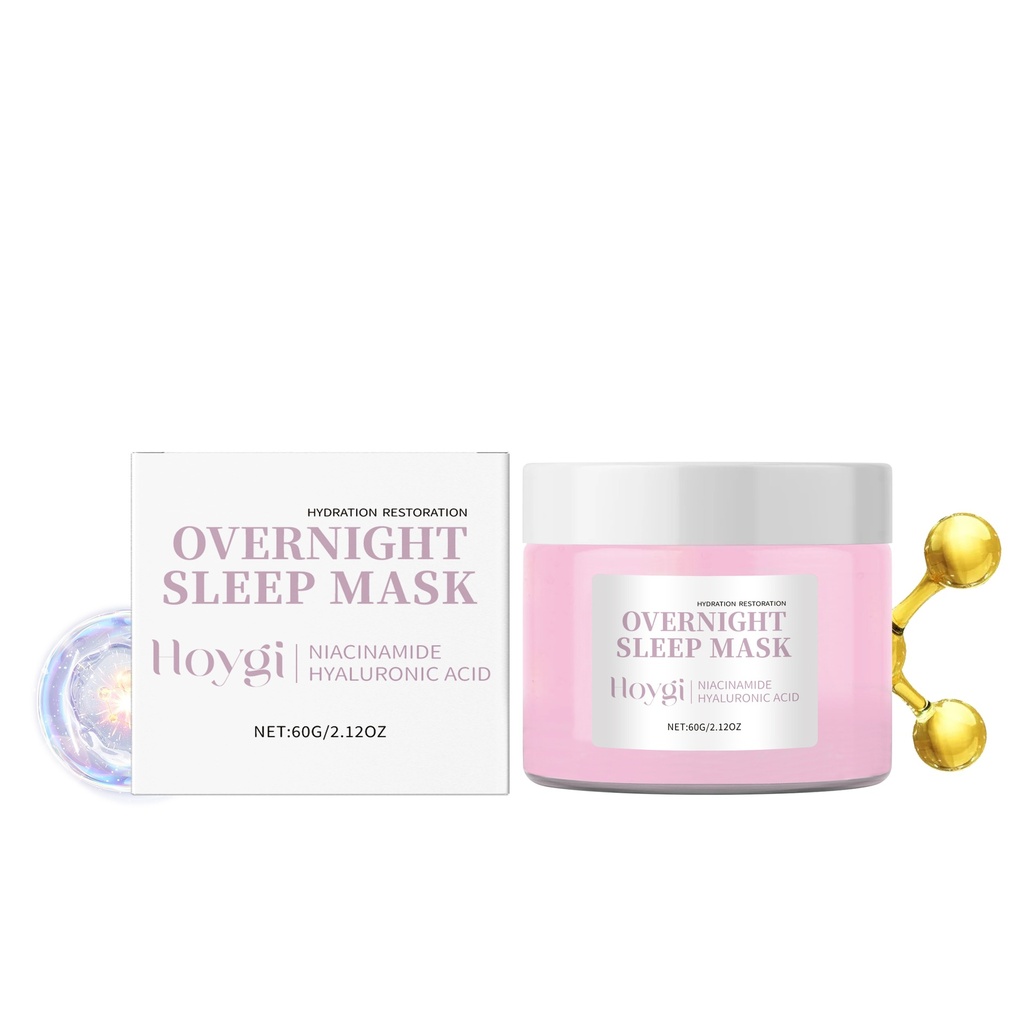 Mặt nạ cấp ẩm ngủ Hoygi Niacinamide chăm sóc ban đêm giúp da đàn hồi mịn màng