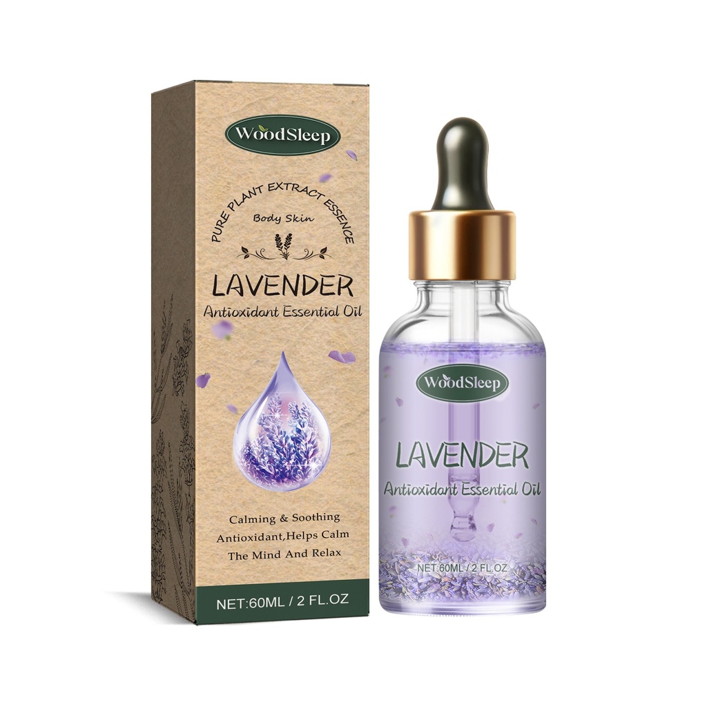 Woodsleep Dầu Xoa Bóp Massage Lavender, Cung Cấp Độ Ẩm và Làm Chặt Da Mặt