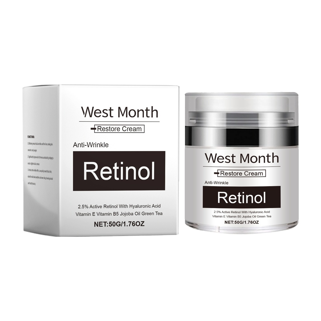 Kem dưỡng da West&Month Retinol Làm sáng các đường nhăn Cung cấp độ ẩm Dưỡng ẩm mềm mại