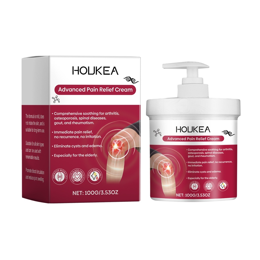 Houkea Joint Care Cream, Kem chăm sóc khớp hàng ngày cho cơ thể, làm dịu cảm giác khó chịu ở đầu gối và khuỷu tay