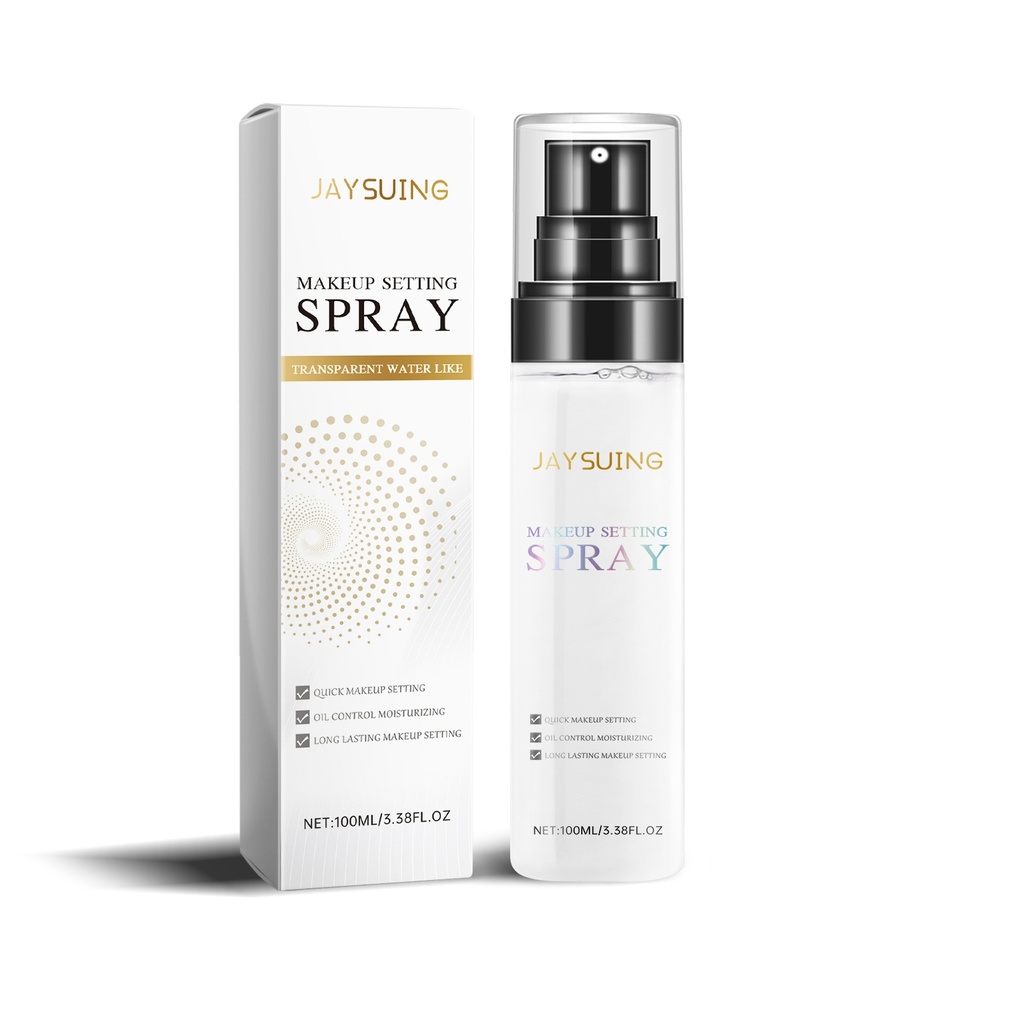 Jaysuing Makeup Setting Spray Giữ Ẩm và Cấp Nước Lâu Dài Khóa Makeup Để Tỏa Sáng Tự Nhiên