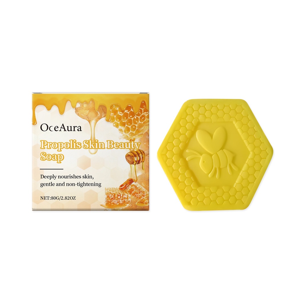 Xà Phòng Tắm Làm Đẹp Propolis OceAura Dưỡng Ẩm Và Làm sạch Da Cơ Thể Một Cách Nhẹ Nhàng Bằng Xà Phòng Thơm Ngọt
