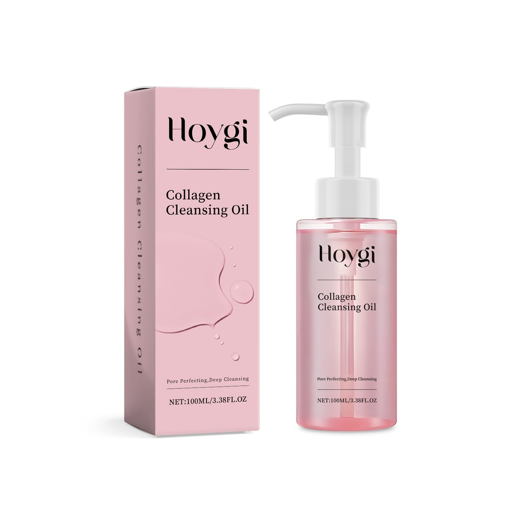 Dầu Tẩy Trang Collagen Hoygi, Tẩy Trang Dịu Nhẹ Hàng Ngày Dầu Nhũ Hóa Từ Hạt Jojoba
