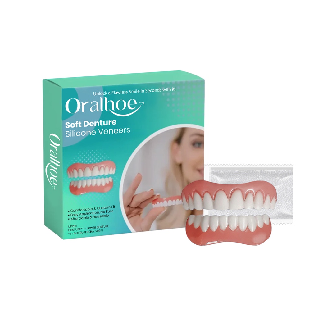 Oralhoe Denture Modification Braces Dental Cosmetic Sets Enhance Smile Appearance Comfortable Material Dentures