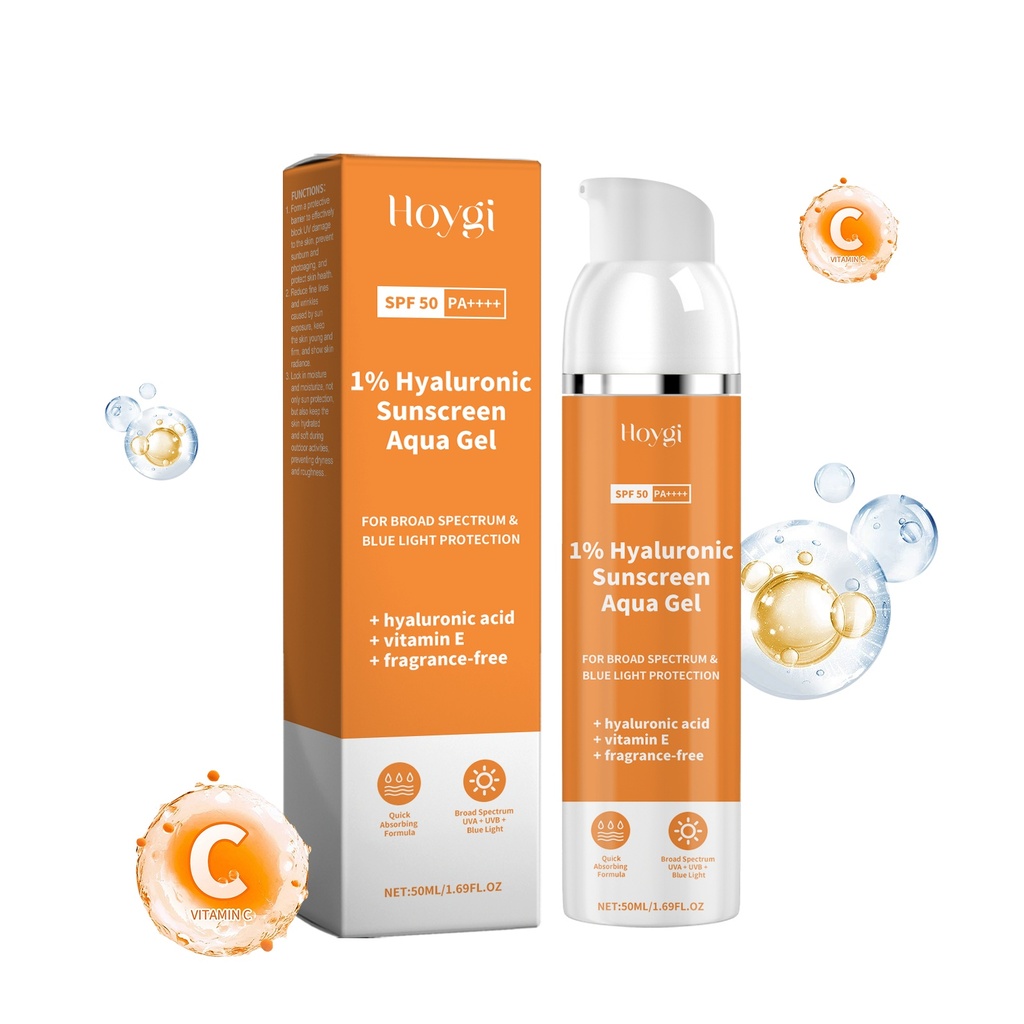 Hoygi Kem Bảo Vệ Axit Hyaluronic Mùa Hè Ngoài Trời Dưỡng Ẩm Dịu Nhẹ Bảo Vệ Da