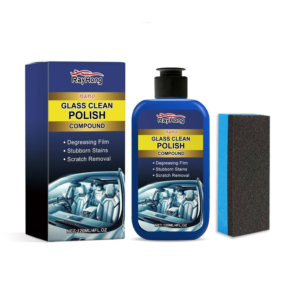 Rayhong Kem Xóa Phim Dầu Kính Ô Tô Chất Tẩy Rửa Kính Chống Dầu