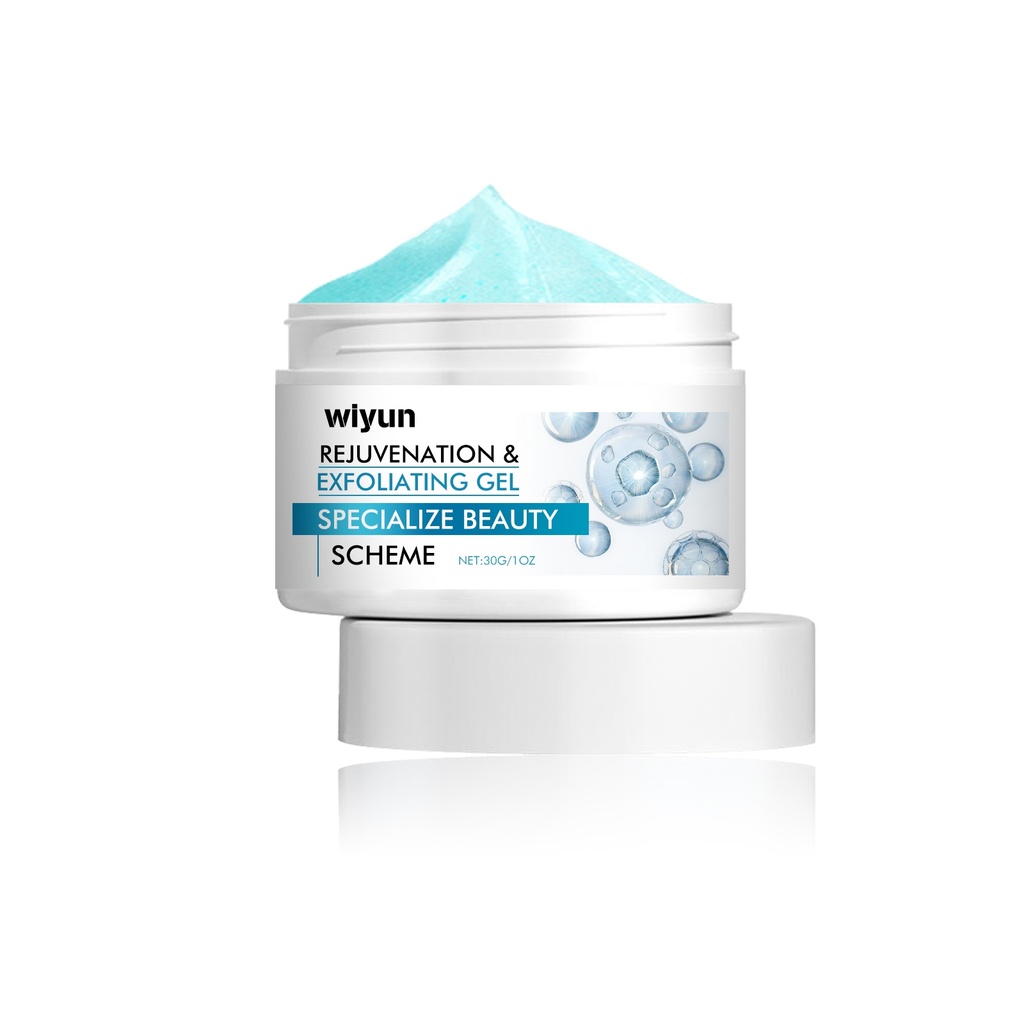 Gel tẩy tế bào chết Wiyun Chất tẩy tế bào chết cho mặt và cơ thể Gel tẩy tế bào chết từ đất sét Jewel