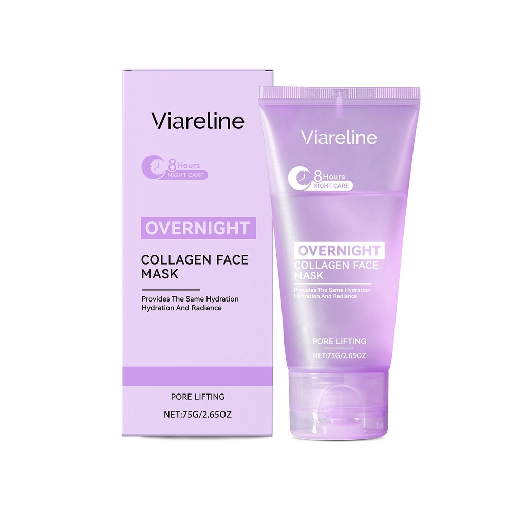 Mặt nạ kéo collagen Viareline cung cấp độ ẩm sâu và làm ẩm làn da mặt để cải thiện làn da thô ráp