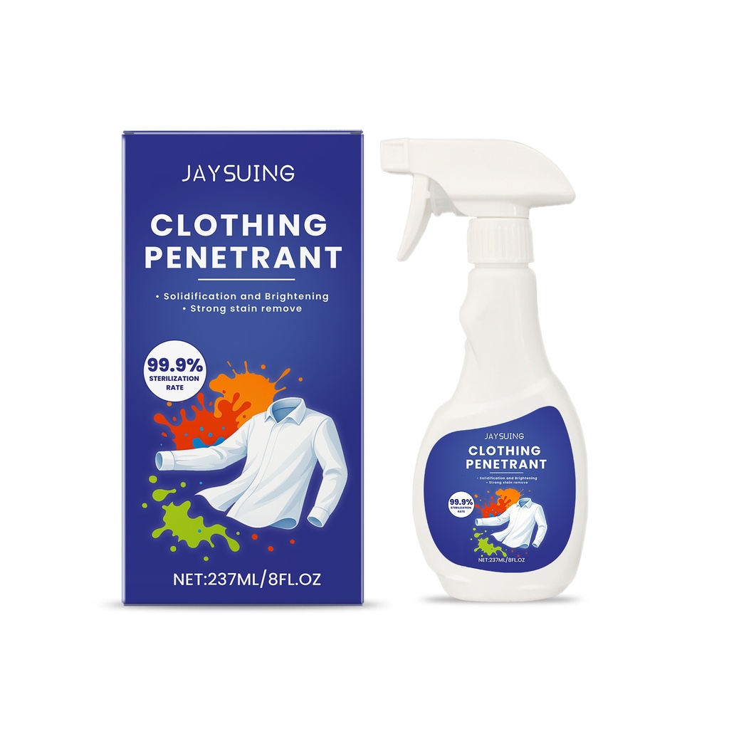 Nước giặt gia đình Jaysuing, tẩy trắng chung cho quần áo, xóa vết dầu màu vàng cứng đầu, dung dịch giặt nhẹ nhàng