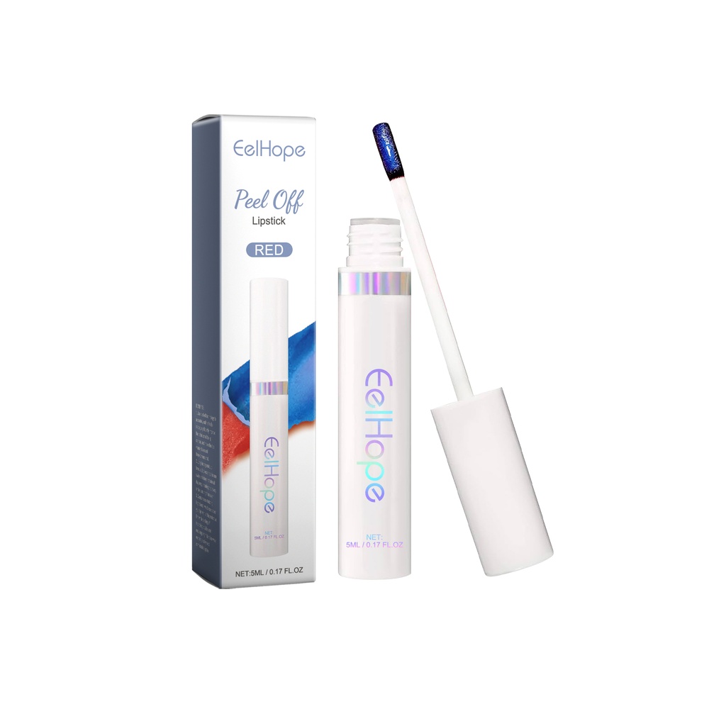 Eelhope Tear Mouth Red Lip Glaze, Tear Mouth Red Lip Glaze Long-Lasting Non-Stick Cup Moisture Moisturizing Lip Care