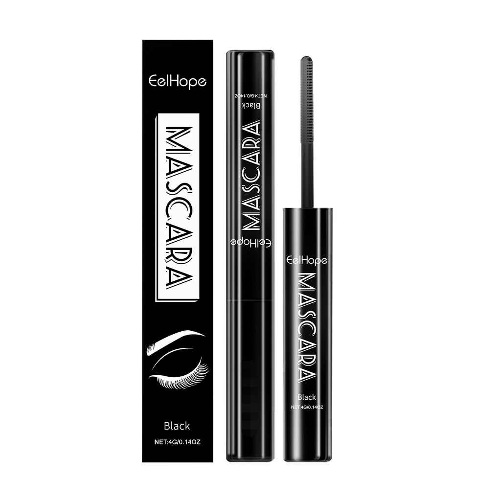 Mascara đen Eelhope bền lâu, trang điểm lâu dài, tự nhiên, cong đẹp, không dễ bị ố.