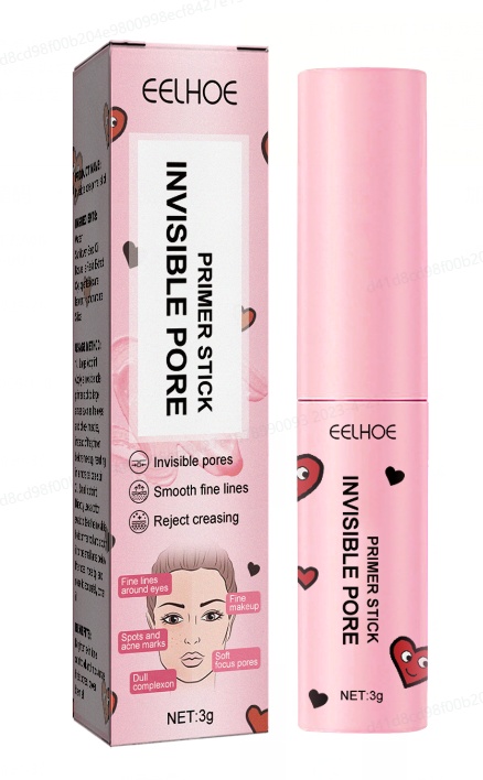 EELHOE Pore Invisibility Stick, Dưỡng ẩm, Làm mới, Không dính, Concealer lỗ chân lông vô hình, Làm sáng tông màu da