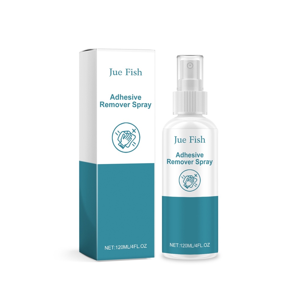 Bình xịt tẩy rửa mảnh kính kim loại Jue Fish, Xịt tẩy bỏ keo dư trong gia đình