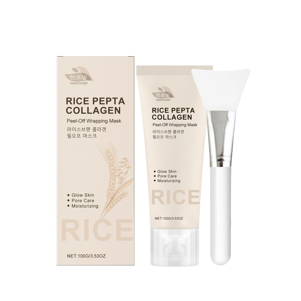 HANCHOBIT Mặt Nạ Collagen Cung Cấp Độ Ẩm Sâu Chăm Sóc Da Mặt Nhẹ Nhàng Hàng Ngày