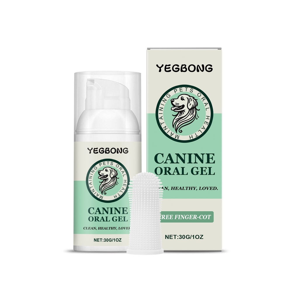 Yegbong Pet Oral Care Cleaning Gel Gel tẩy rửa miệng cho chó dịu nhẹ