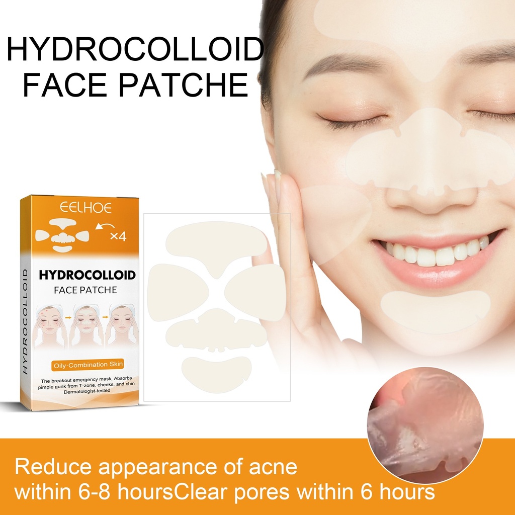 EELHOE Miếng Dán Nám Hydrogel Mặt Di Động Trong Suốt Không Thể Nhìn Thấy Miếng Dán Hydrogel Chăm Sóc Mặt Che Khuyết Điểm