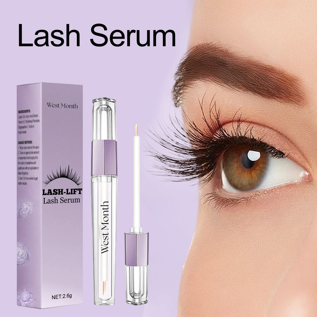 Mascara Duỗi Dài West&Month, Lashes Naturally Long Thick Curly And Black Mascara