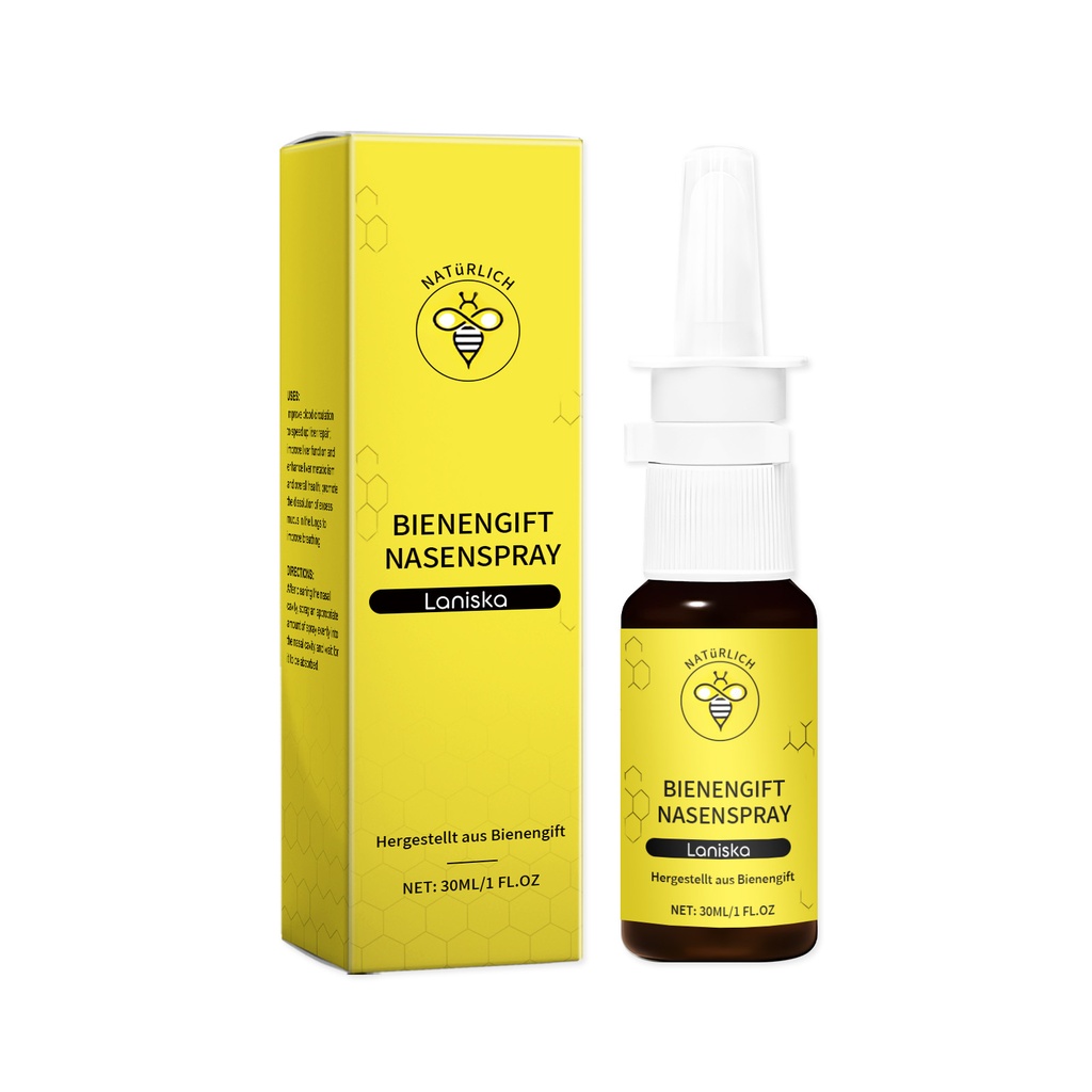 Bình xịt mũi Laniska Bee Venom Chăm sóc tự nhiên Refreshing Cung cấp độ ẩm và sự thoải mái cho cơ thể