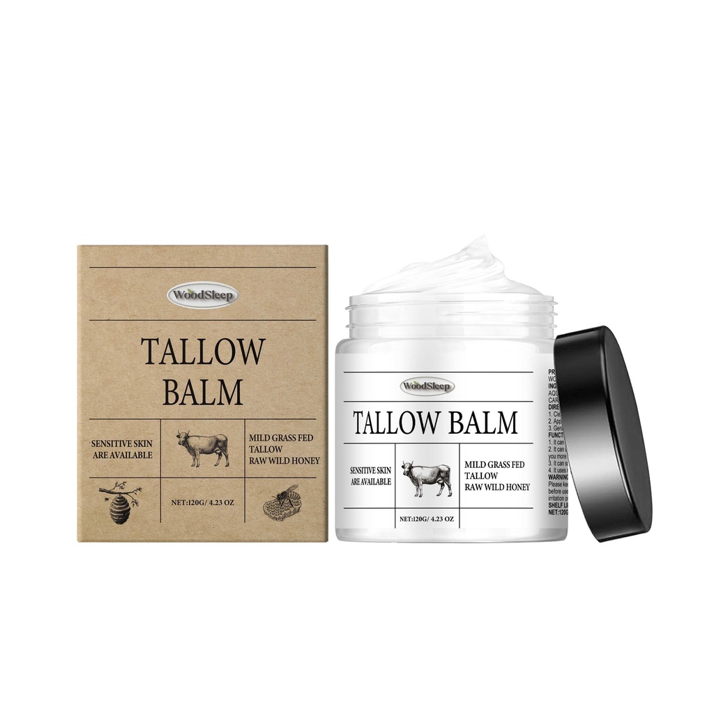 Kem dưỡng ẩm WoodSleep Tallow Nuôi dưỡng Dưỡng ẩm Dịu nhẹ Giảm khô da Chăm sóc ẩm mịn