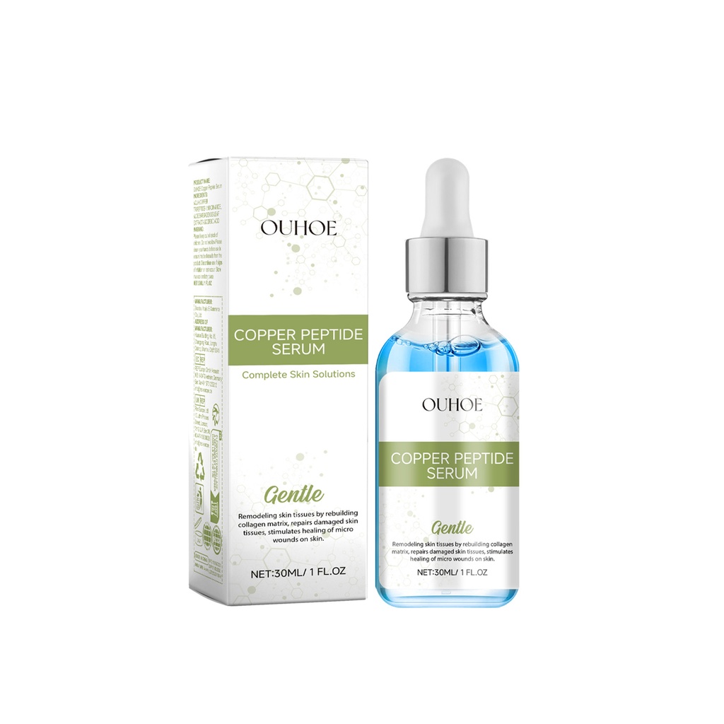 OUHOE Serum Peptide Đồng, Giúp Cung Cấp Độ Ẩm, Làm Sáng và Săn Chắc Da, Giảm Nhận Rãnh Nhỏ