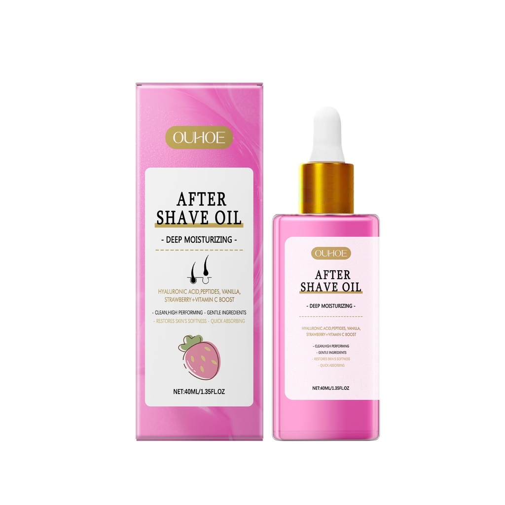 Dầu Tinh Chất Sau Cạo Râu OUHOE Dâu Tây, Giúp Dưỡng Ẩm Nhẹ Nhàng, Làm Mềm Và Chăm Sóc Da
