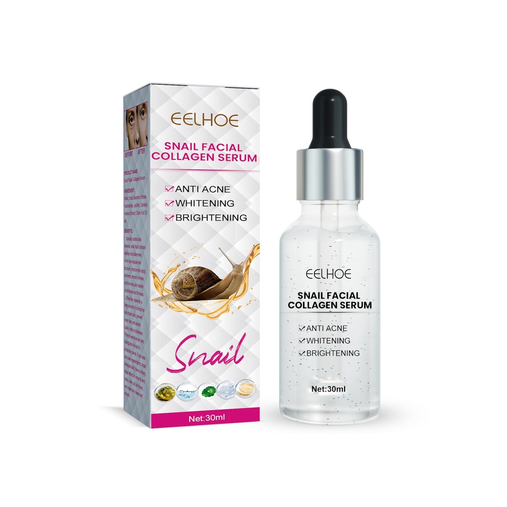 EELHOE Essence Chống Lão Hóa Bằng Ốc Sên, Essence Chống Nhăn, Loại Bỏ Mụn, Làm Sáng Da, Chống Lão Hóa