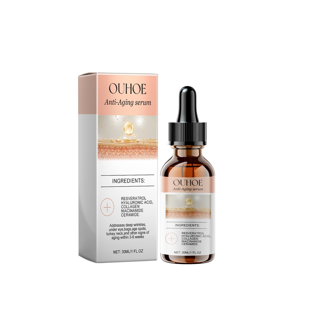 Serum Chống Lão Hóa OUHOE, Làm Sáng Những Nếp Nhăn Nhỏ Trên Mặt Nhờ Serum Chống Nhăn Cấp Ẩm