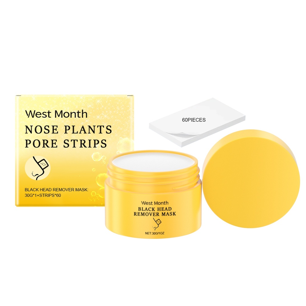 Mặt nạ làm sạch đầu đen West&Month, Mặt nạ làm sạch đầu đen và mụn nhẹ nhàng kiểm soát dầu