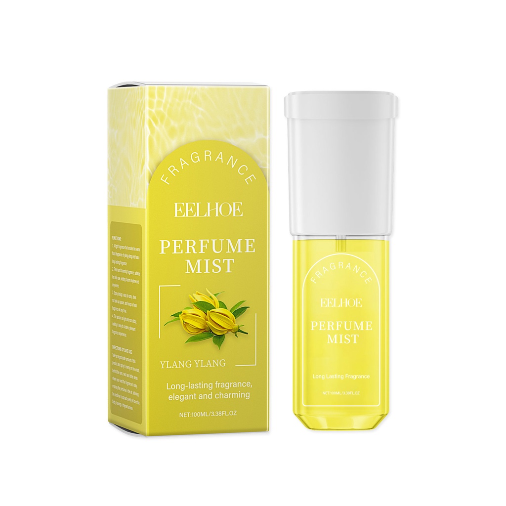 EELHOE Xịt Nước Hoa Cơ Thể Ylang Ylang Buổi Tối, Hương Thơm Nhẹ Nhàng và Tự Nhiên Không Nhờn