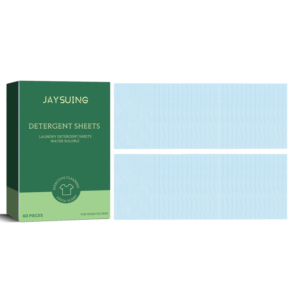 Tờ chuyên dụng Jaysuing, tẩy rửa đa năng cho hộ gia đình loại bỏ dầu mỡ và vết bẩn trong giặt.