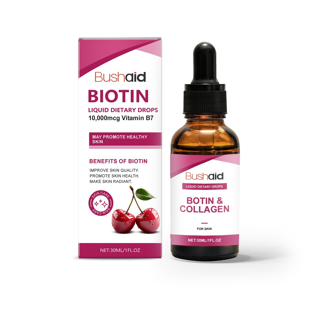 BushAid Biotin Giọt Da Dành Cho Điều Trị Cơ Thể