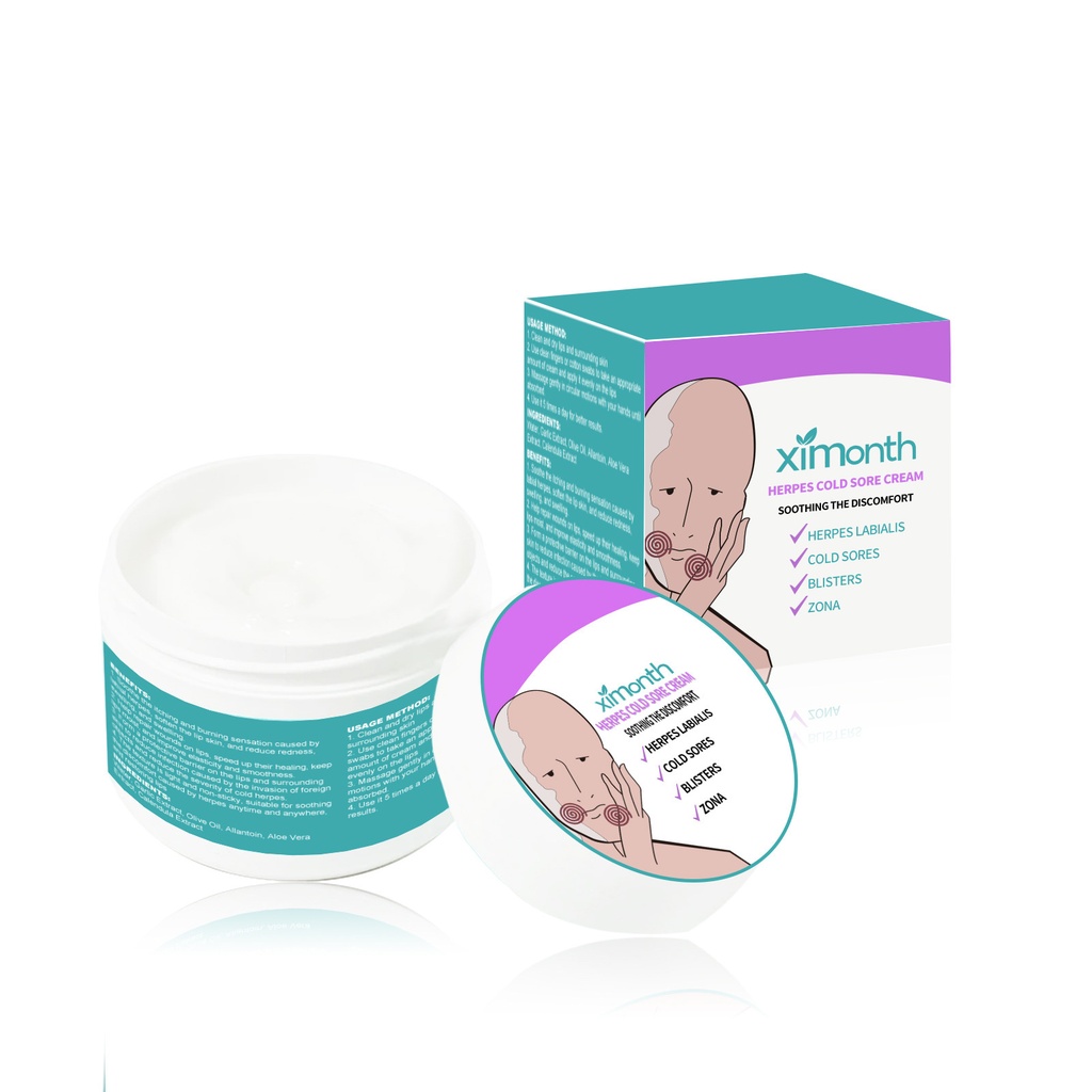 Kem giảm đau lạnh cho bệnh herpes Ximonth, làm mờ các đường nét môi để ngăn ngừa da chết do thời tiết