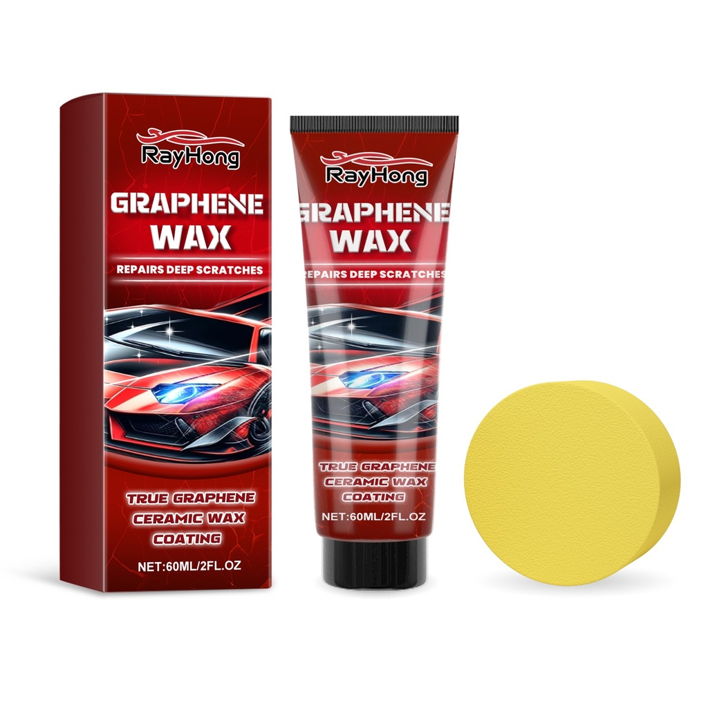 Rayhong Graphene Wax, Polishing Coating To Remove Stains And Scratches Automotive Paint Maintenance Repair Wax